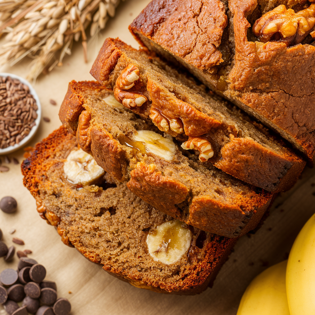 easy and moist banana nut bread recipe