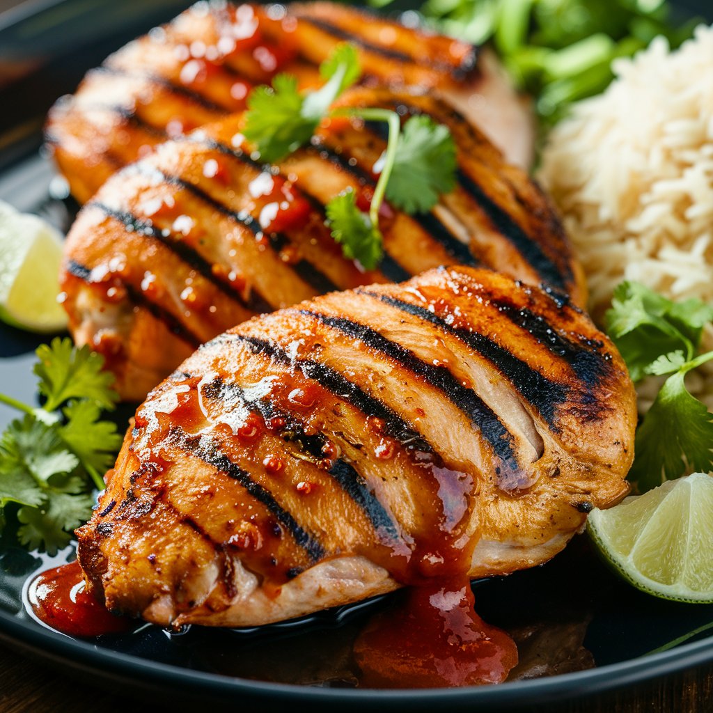 Sweet Chili Coconut-Lime Grilled Chicken Recipe